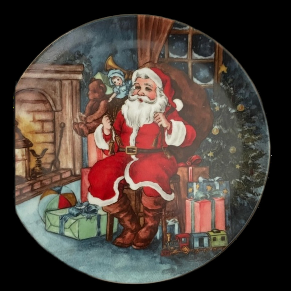 Princess house Christmas plate 1992